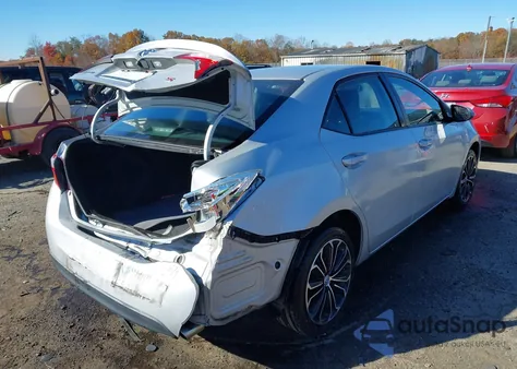 2016 Toyota Corolla S Plus z USA, uszkodzony, nr VIN 2T1BURHE3GC624103